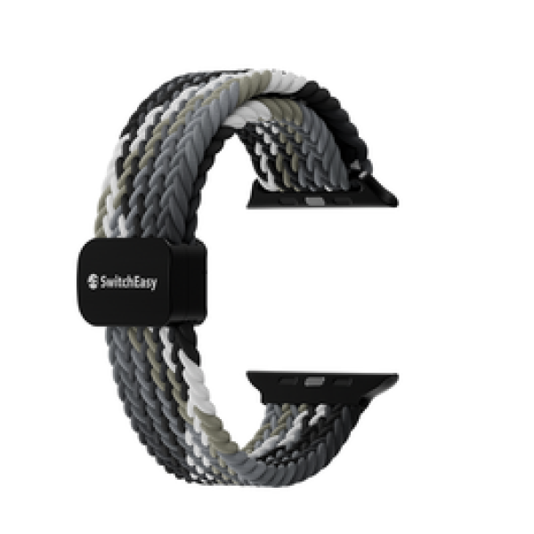 Switch Easy Strap Apple Watch Candy Braided Magnetic Lock 38/40/41 mm Black/Gray