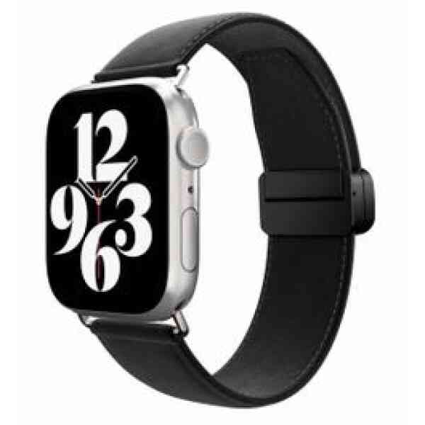 Switch Easy Strap Apple Watch Genuine Leather Magnetic Lock 38/40/41 mm Black