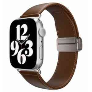 Switch Easy Strap Apple Watch Genuine Leather Magnetic Lock 38/40/41 mm Brown