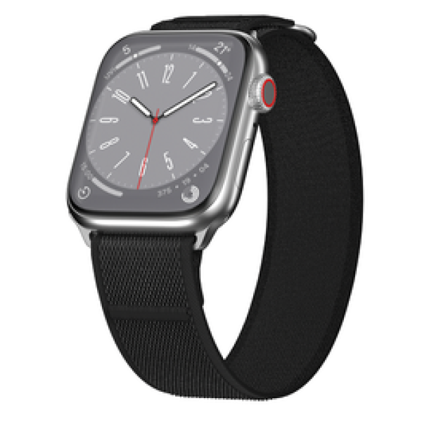 Switch Easy Strap Apple Watch Nylon Soft Flex Woven 42/44/45/49 mm Black