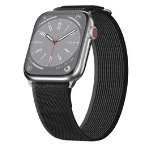 Switch Easy Strap Apple Watch Nylon Soft Flex Woven 42/44/45/49 mm Black/Grey