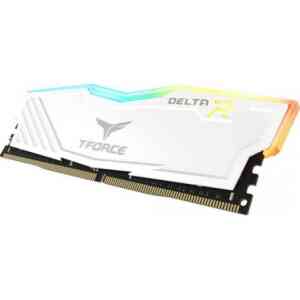 Team T-Force Delta RGB 16GB (2 x 8GB) 288-Pin DDR4 SDRAM DDR4 3600 (PC4 28800) Desktop Memory - White