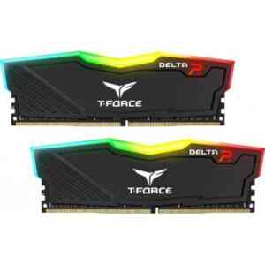 Team T-Force Delta RGB 32GB (2 x 16GB) 288-Pin DDR4 SDRAM DDR4 3600 (PC4 28800) RAM, Black