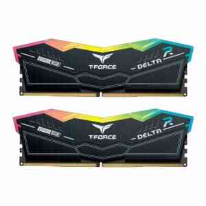 TeamGroup T-Force Delta RGB 64GB (32GBx2) 5200MHz DDR5 Black Memory