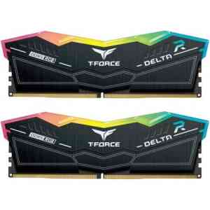 TeamGroup T-Force Delta RGB 64GB (32GBx2) DDR5 5600MHz Ram (Black)