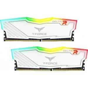 TeamGroup T-FORCE Delta RGB White 32GB (2X16GB) DDR4 3600 Desktop RAM