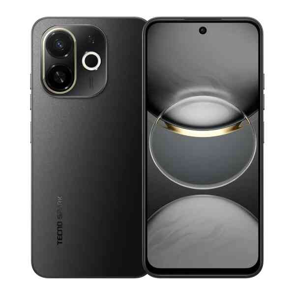 Tecno SPARK 30C 5G Smartphone, 4GB RAM, 128 GB Storage, Midnight Shadow