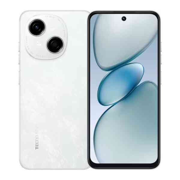 Tecno SPARK Go1 Smartphone, 3 GB RAM, 64 GB Storage, Glittery White