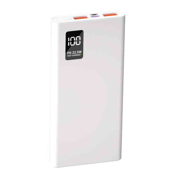 Trands 20000 mAh PowerBank, 22.5 W, White, TR-PB6375