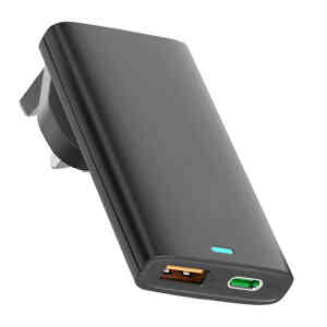 Trands 65W GaNFast Charger, Black, TR-AD9386