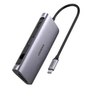 Ugreen 9 in 1 USB-C Hub, Gray, 40873