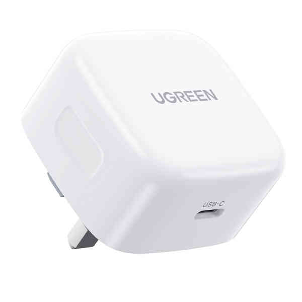 Ugreen PD USB-C Wall Charger, 30 W, White, 70197