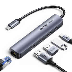 Ugreen Ultra Slim 5 in 1 USB-C Hub, 10919