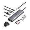 Ugreen USB Hub Type-C 10 in 1 Dongle With 4K HDMI & VGA Grey