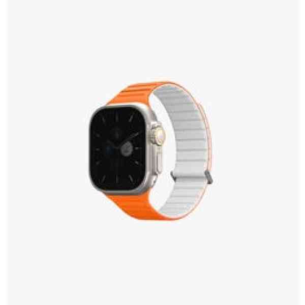 Uniq Strap Apple Watch Revix Reversible Magnetic 42/44/45/49 mm Amber Orange/White