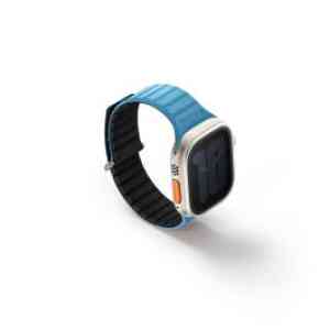 Uniq Strap Apple Watch Revix Reversible Magnetic 42/44/45/49 mm Pacific Blue/Black