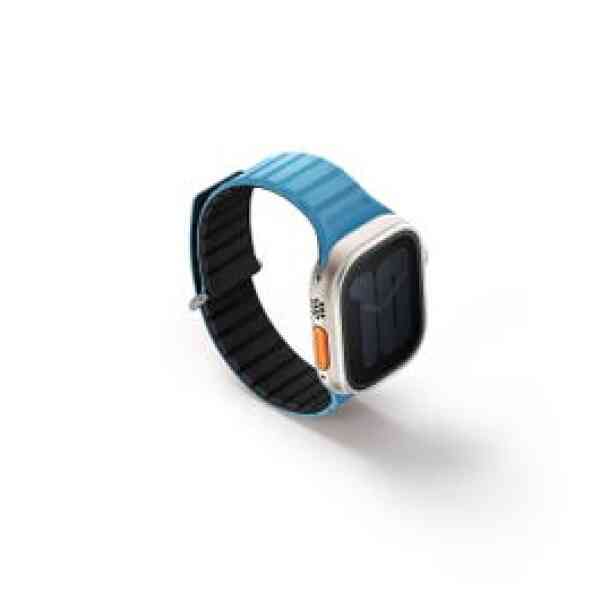 Uniq Strap Apple Watch Revix Reversible Magnetic 42/44/45/49 mm Pacific Blue/Black