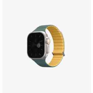 Uniq Strap Apple Watch Revix Reversible Magnetic 42/44/45/49 mm Viridian Green/Burnt Yellow