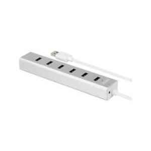 Unitek USB Hub 7 Ports Aluminium USB 3 Portable With Power Adapter