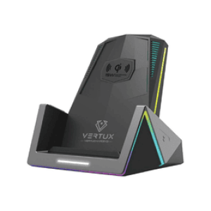 Vertux 15W High Speed Wireless Charging Station With 18W Usb-C Pd & Qc3.0