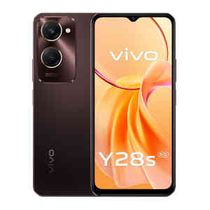 Vivo Y28s 5G Smartphone, 8 GB RAM, 256 GB Storage, Mocha Brown