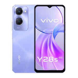 Vivo Y28s 5G Smartphone, 8 GB RAM, 256 GB Storage, Twinkling Purple