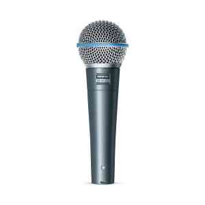 Vocal Microphone - Single Element Supercardioid Dynamic Mic For Stage Studio, Includes A25D Adjustable Stand Adapter, 5/8 To 3/8 Inch Euro Thread Adapter And Storage Bag Beta...