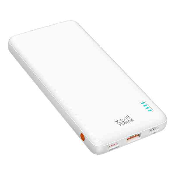 Xcell Power Bank, 10200 mAh, White, PC-10200PD