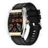 Xcell Selen 2 Smartwatch, Gold Frame with Black Silicon Strap