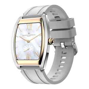 Xcell Selen 2 Smartwatch, Gold Frame with White Silicon Strap