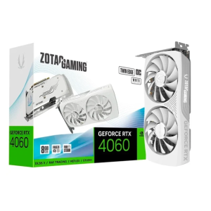 ZOTAC GRAPHICS CARD RTX 4060 TWIN EDGE OC 8GB WHITE